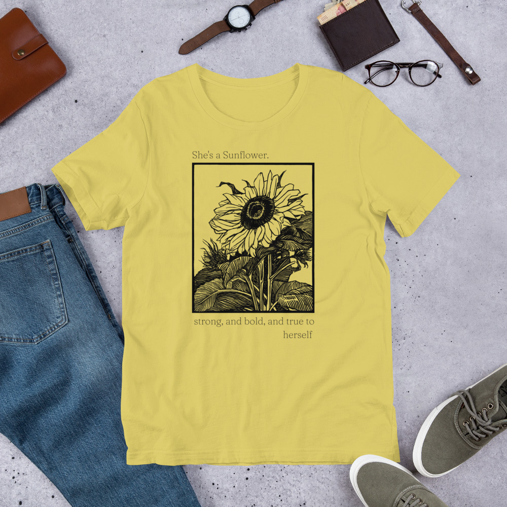 Sunflower Floral Tee Shirt
