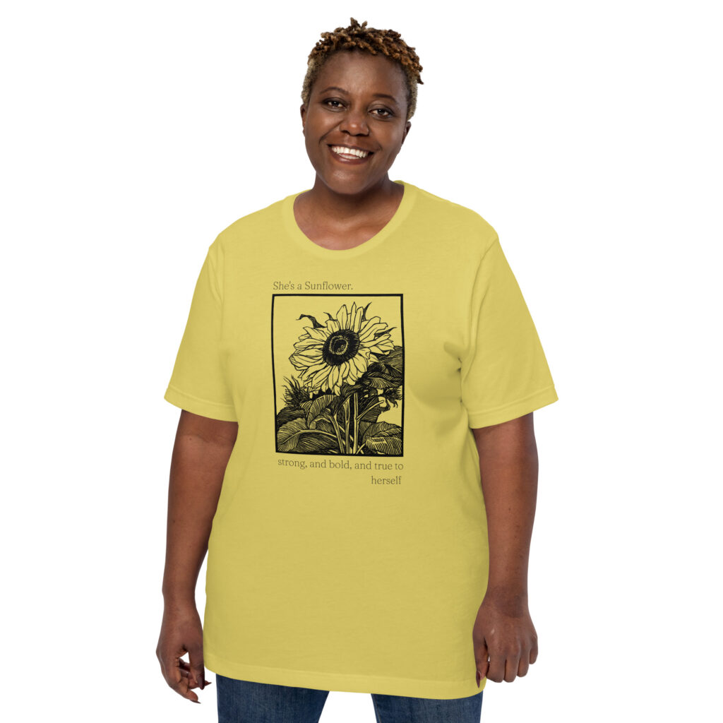Sunflower Floral Tee Shirt