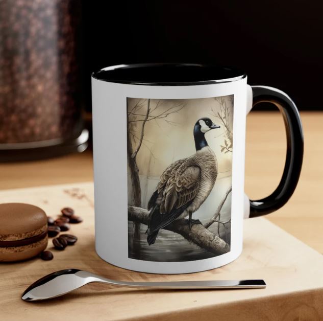 Canadian Goose Vintage Birds Coffee Mug