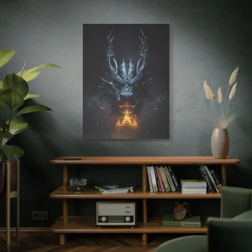 Dragon Shadow Wall Art
